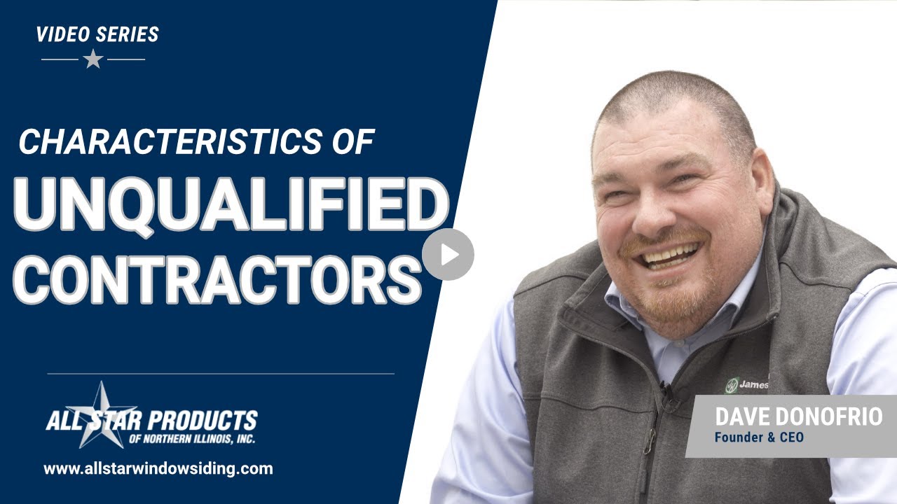 Unqualified Siding Contractors