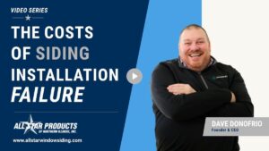 costs of siding installation failure