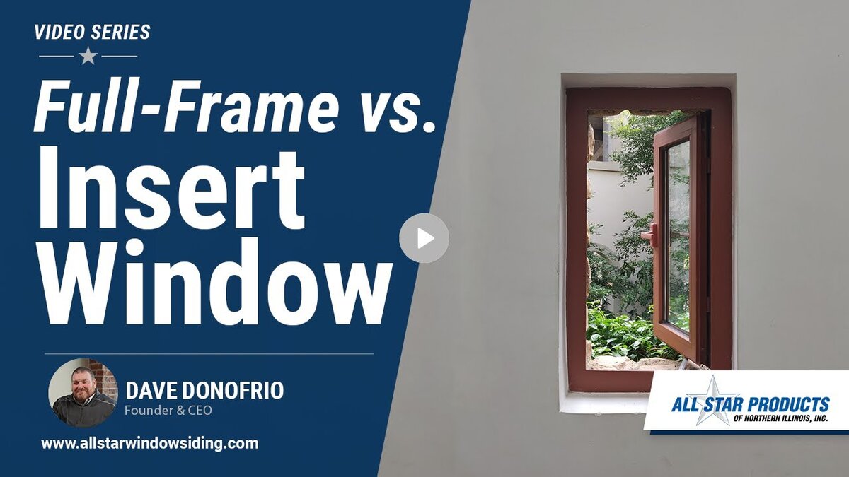full-frame vs. insert window