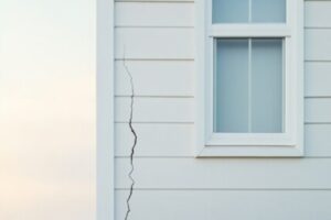 cracked siding